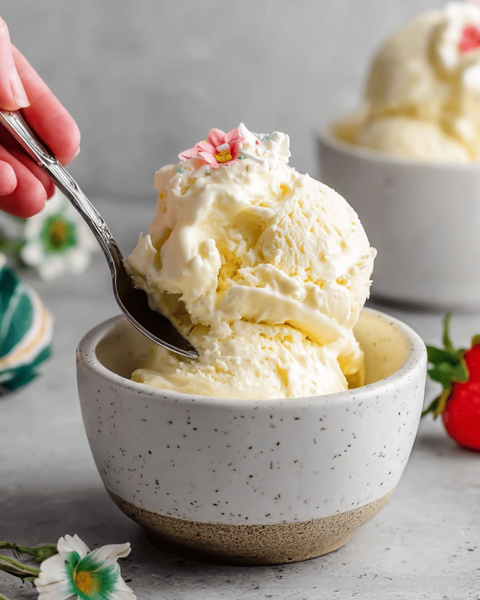 Easy No-Churn Mascarpone Ice Cream: Creamy, Tangy, No Machine